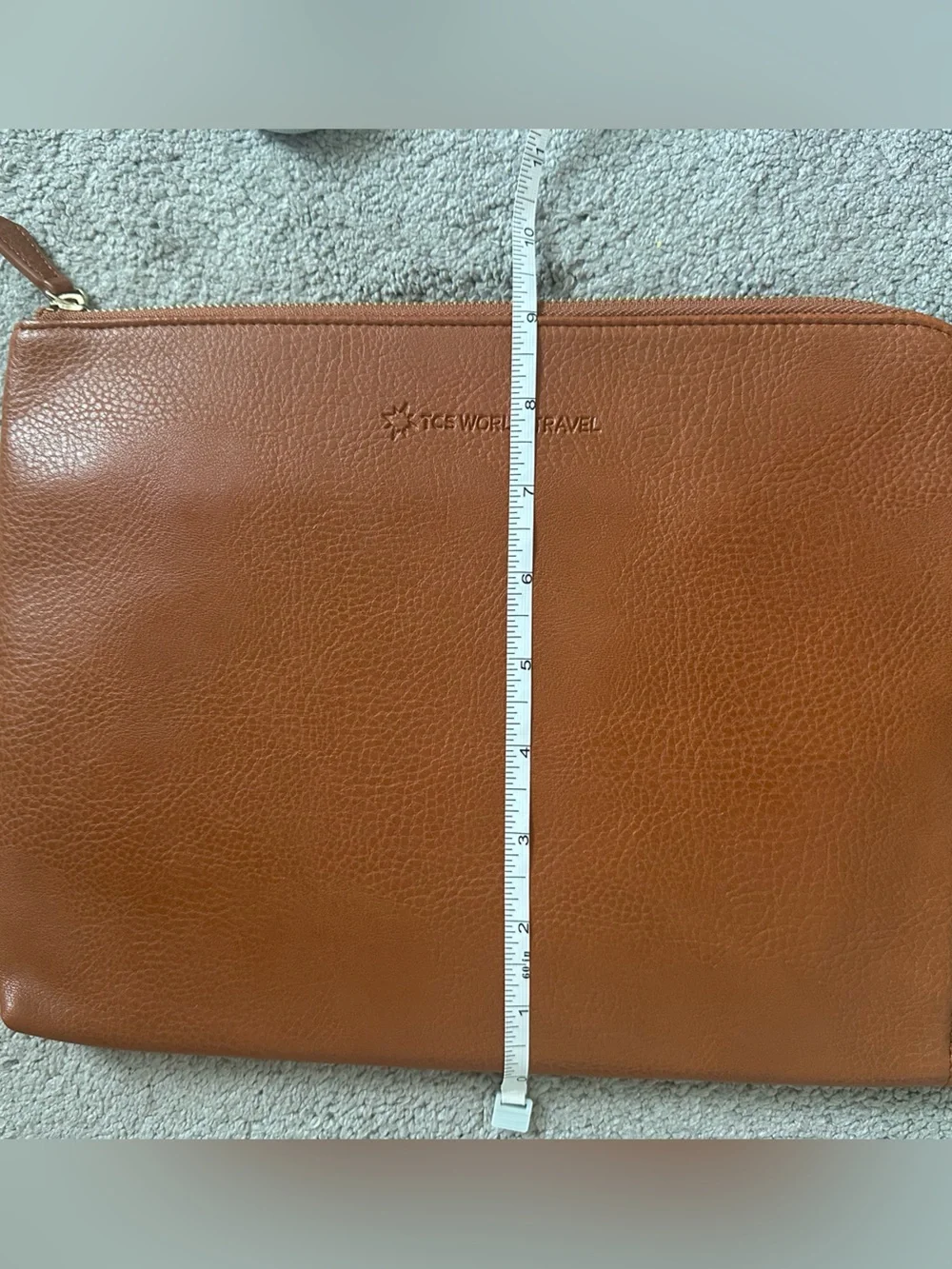 Leather TCS World Travel Document Organizer
